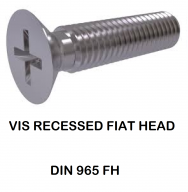 VIS A SIX PANS CREUX  ( BTR / ALLEN )